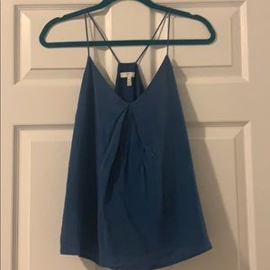 Joie Blue Silk Tank Top, Size XXS
